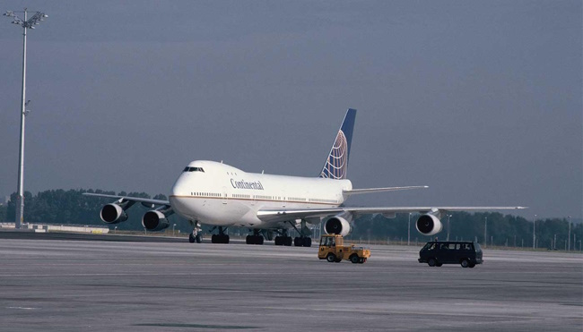 Historische B747-100 von Continental Airlines