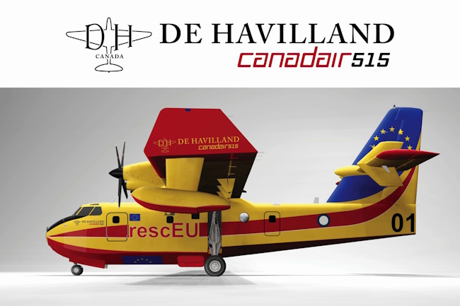 rescEU Modell der DHCanadair515