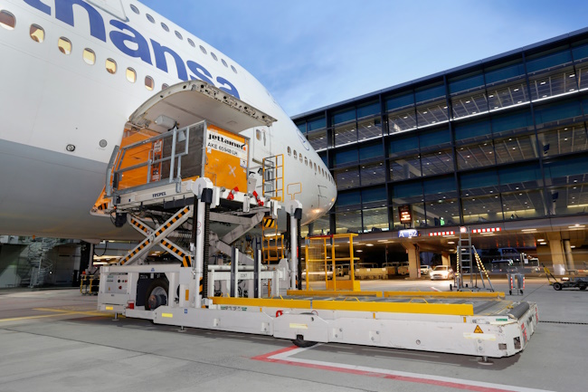 Cargo Loading Flughafen Frankfurt