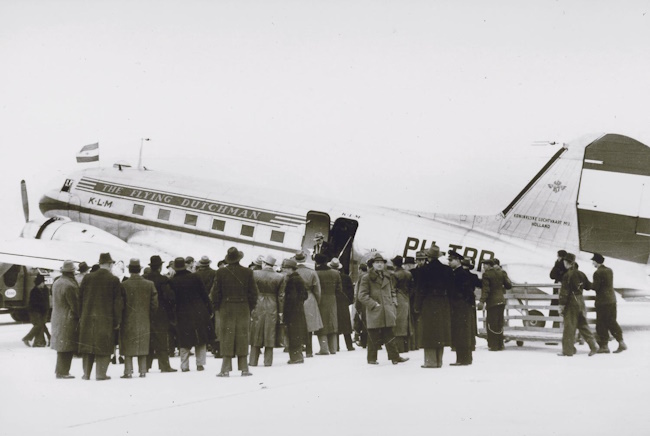 DC-3 der KLM vom Januar 1950